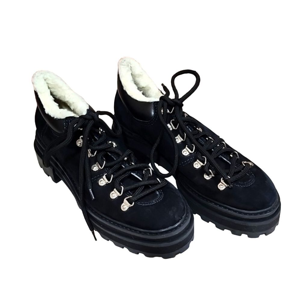 New without Box Schutz Lucille Lace-up Suede Booties Size 7.5